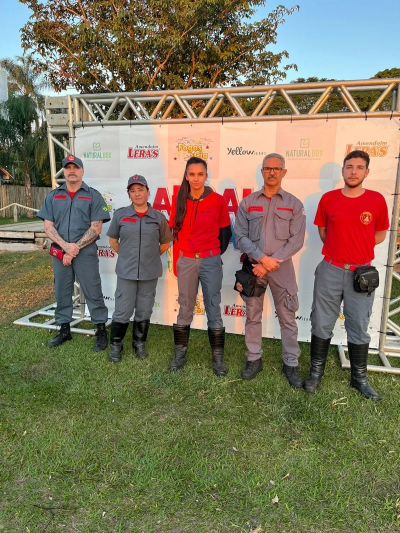 Brigadistas de incêndio